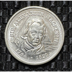 Medal - Canadian Explorers Sir Alexander Mackenzie